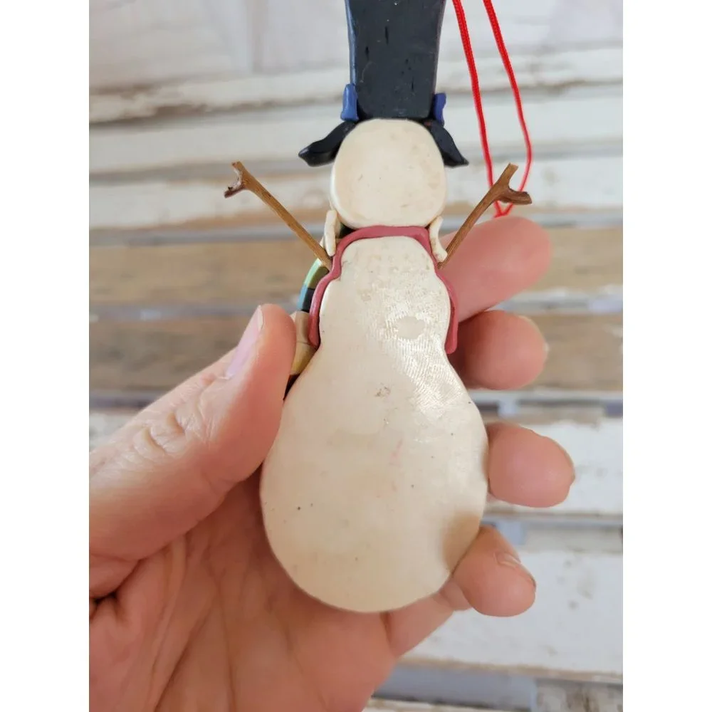 Snowman tree‎ plastic ornament Xmas holiday tree